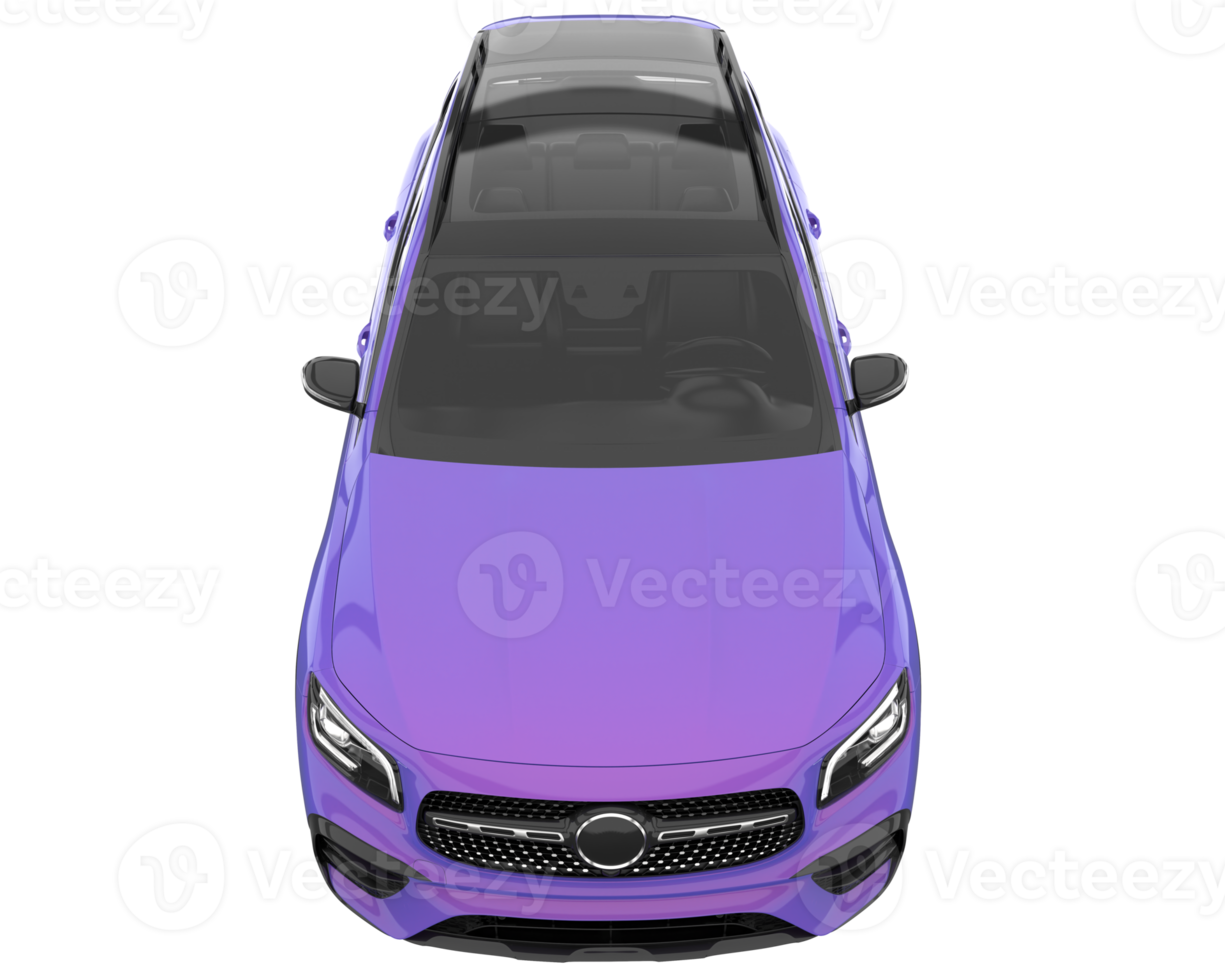 Realistic SUV isolated on transparent background. 3d rendering - illustration png