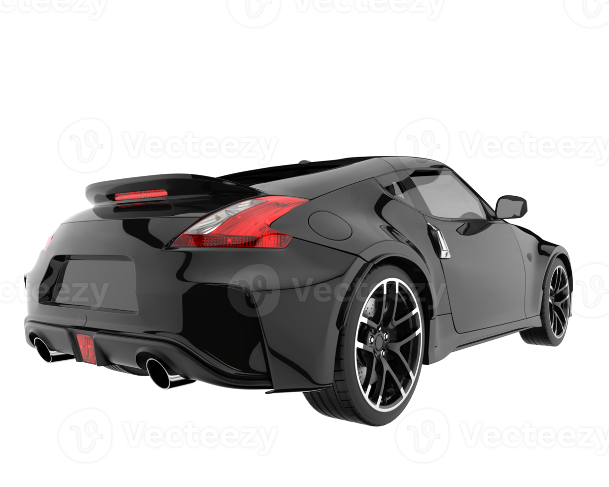 Sport car isolated on transparent background. 3d rendering - illustration png