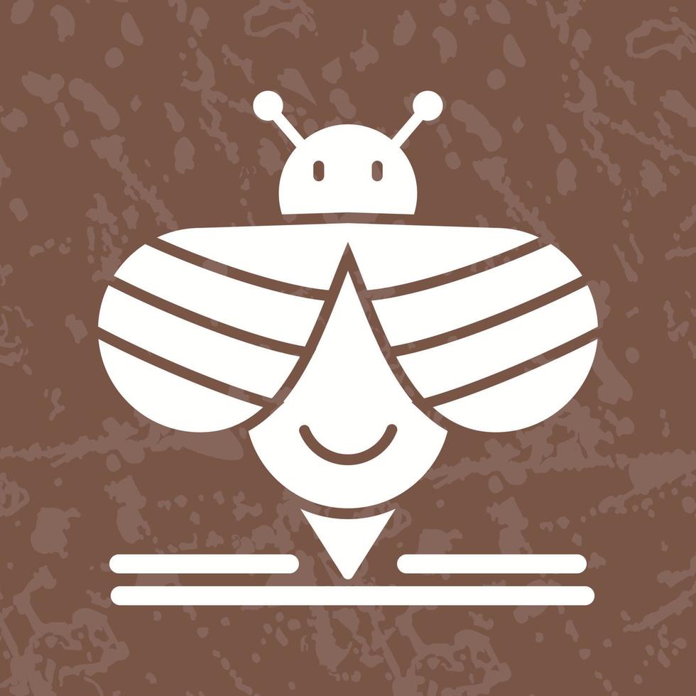 icono de vector de abeja