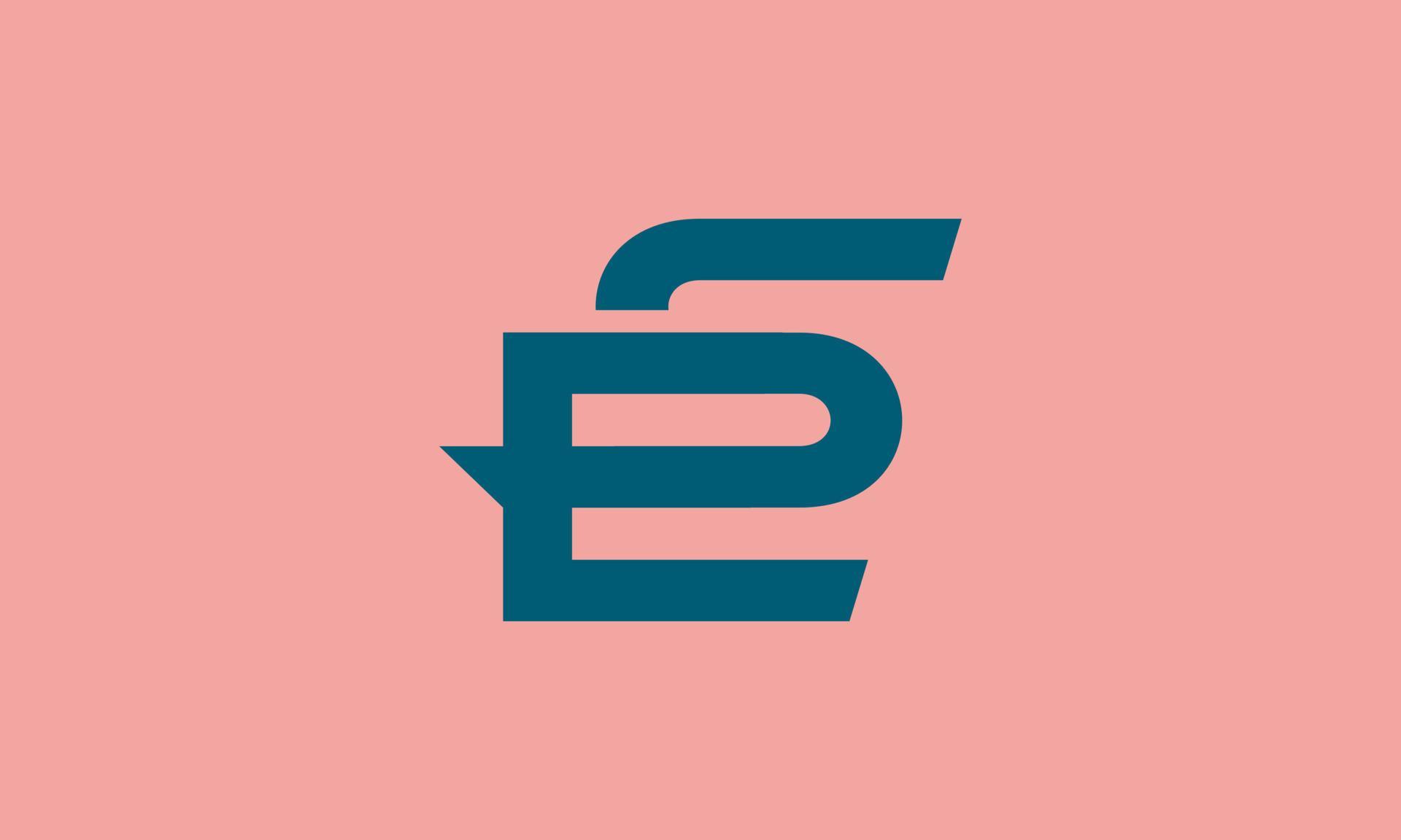 Alphabet letters Initials Monogram logo ES, SE, E and S 19056209 Vector