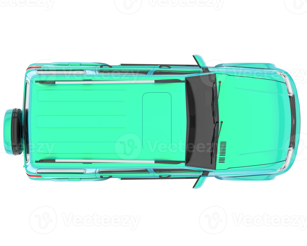 realistico suv isolato su trasparente sfondo. 3d interpretazione - illustrazione png