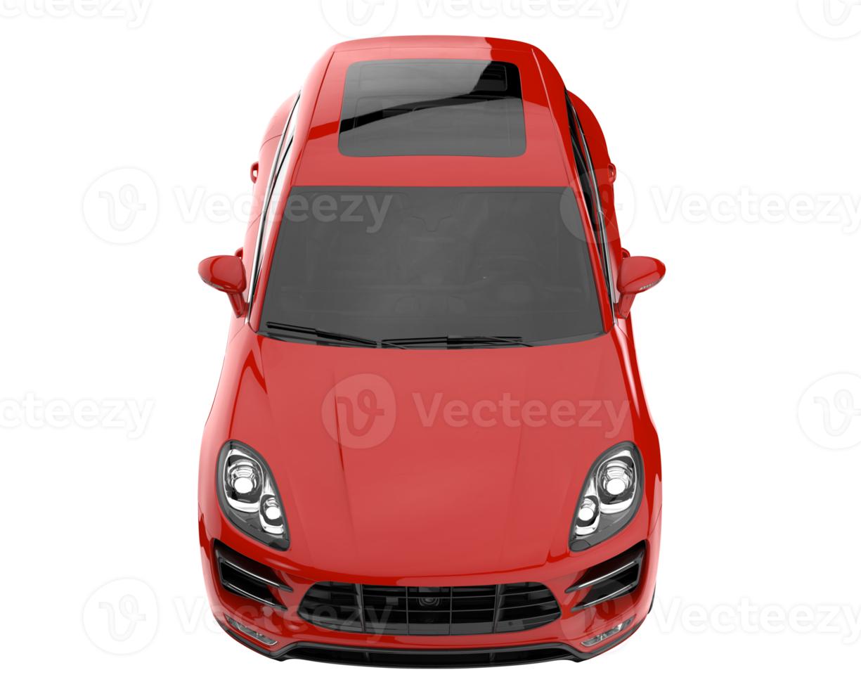 Realistic SUV isolated on transparent background. 3d rendering - illustration png