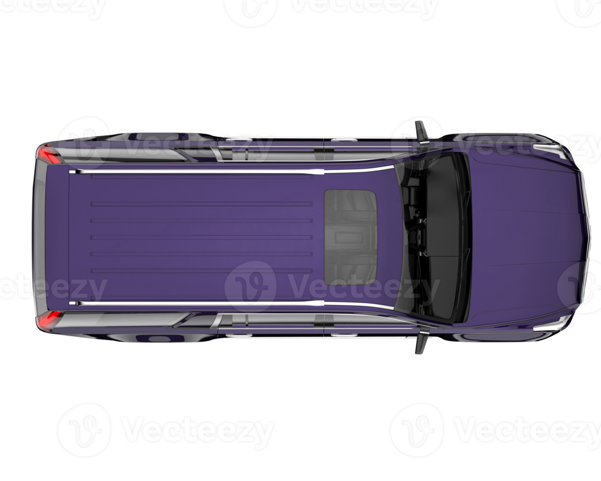 realistisk sUV isolerat på transparent bakgrund. 3d tolkning - illustration png