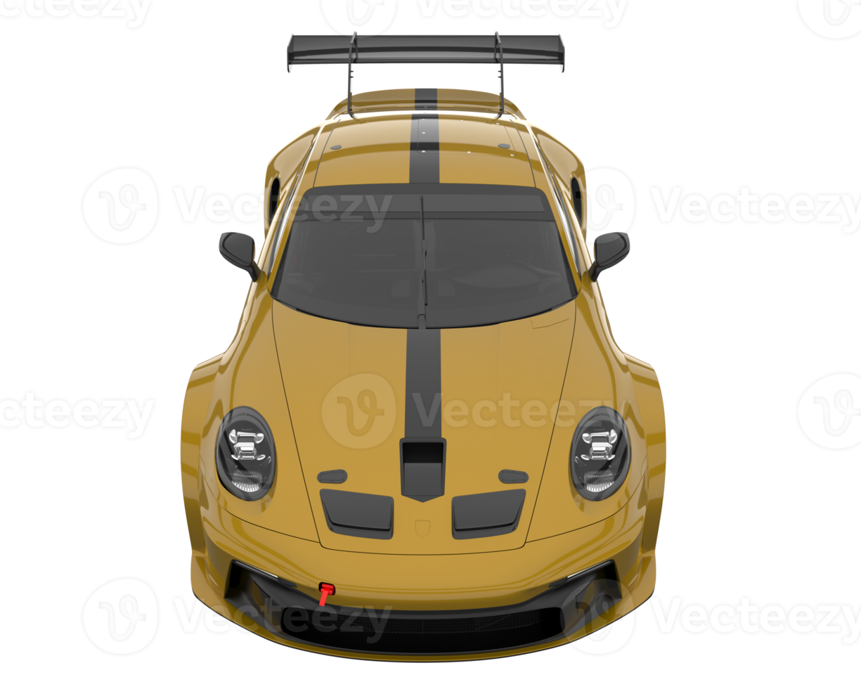 Sport car isolated on transparent background. 3d rendering - illustration png