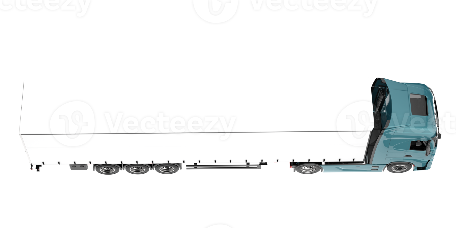 lastbil isolerat på transparent bakgrund. 3d tolkning - illustration png