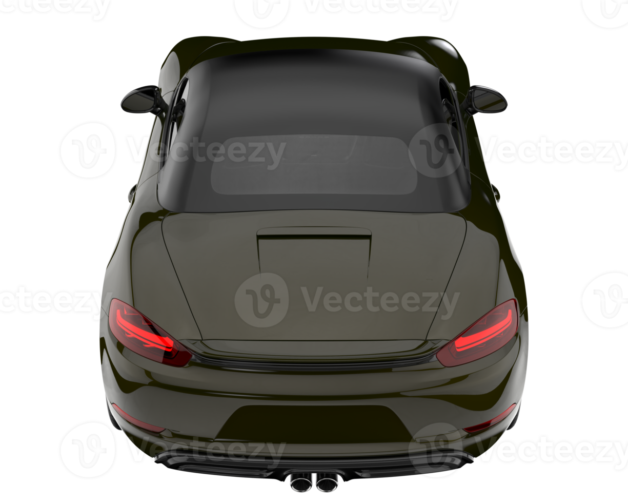 Sport car isolated on transparent background. 3d rendering - illustration png