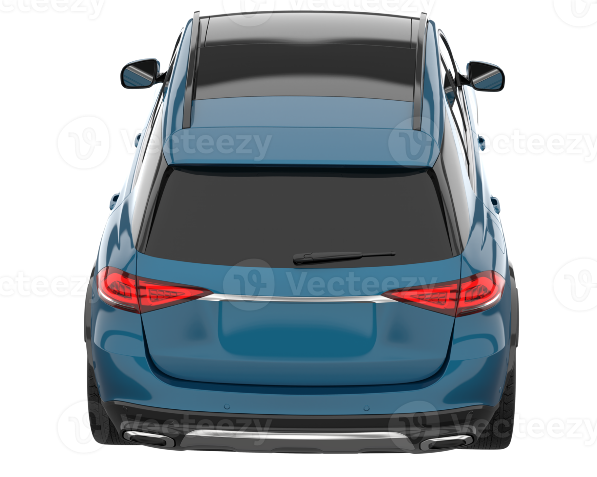 Realistic SUV isolated on transparent background. 3d rendering - illustration png