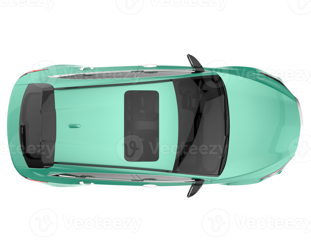 Realistic SUV isolated on transparent background. 3d rendering - illustration png