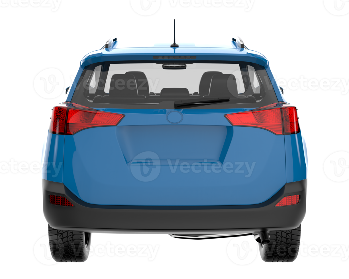 Realistic SUV isolated on transparent background. 3d rendering - illustration png