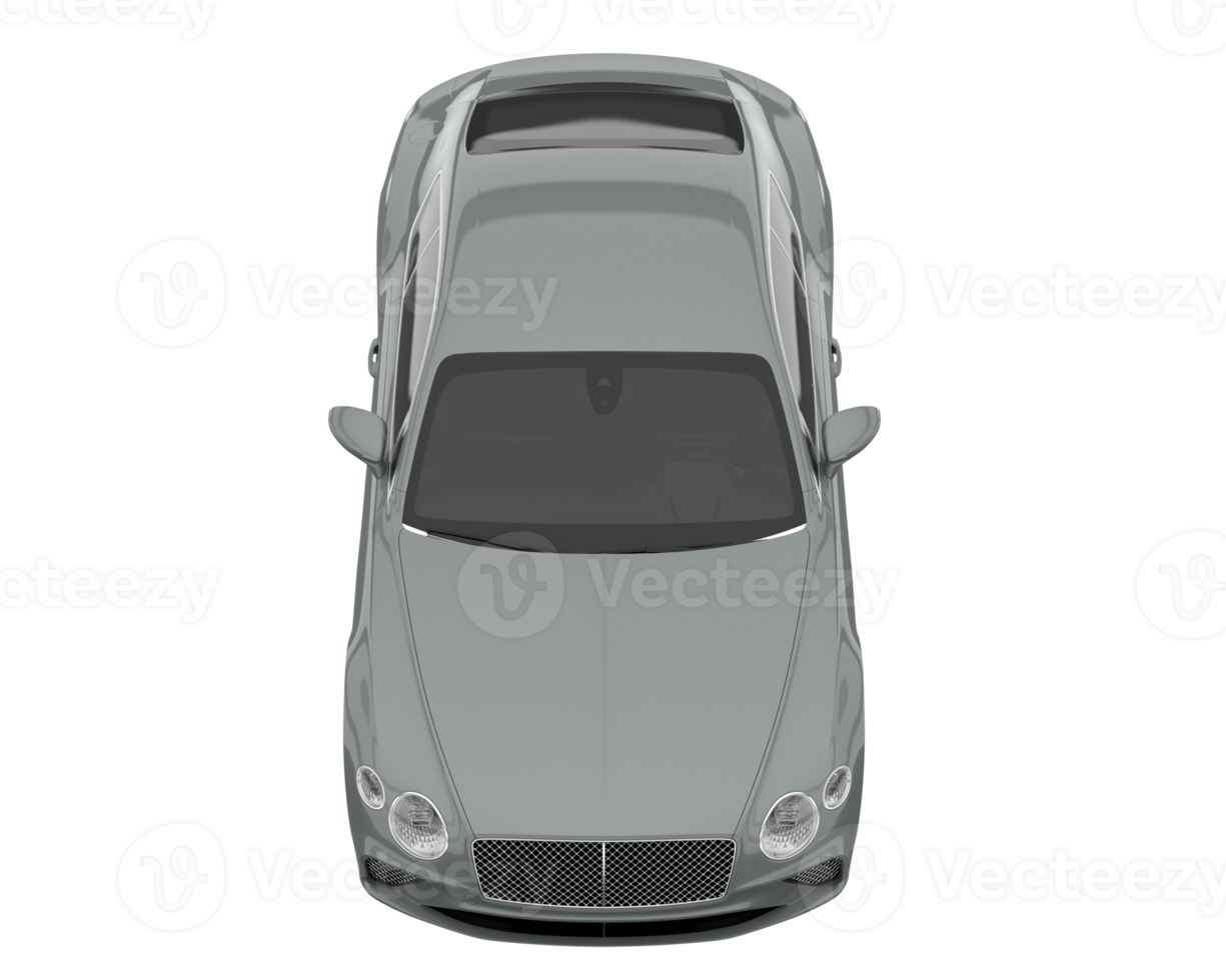 Sport car isolated on transparent background. 3d rendering - illustration png