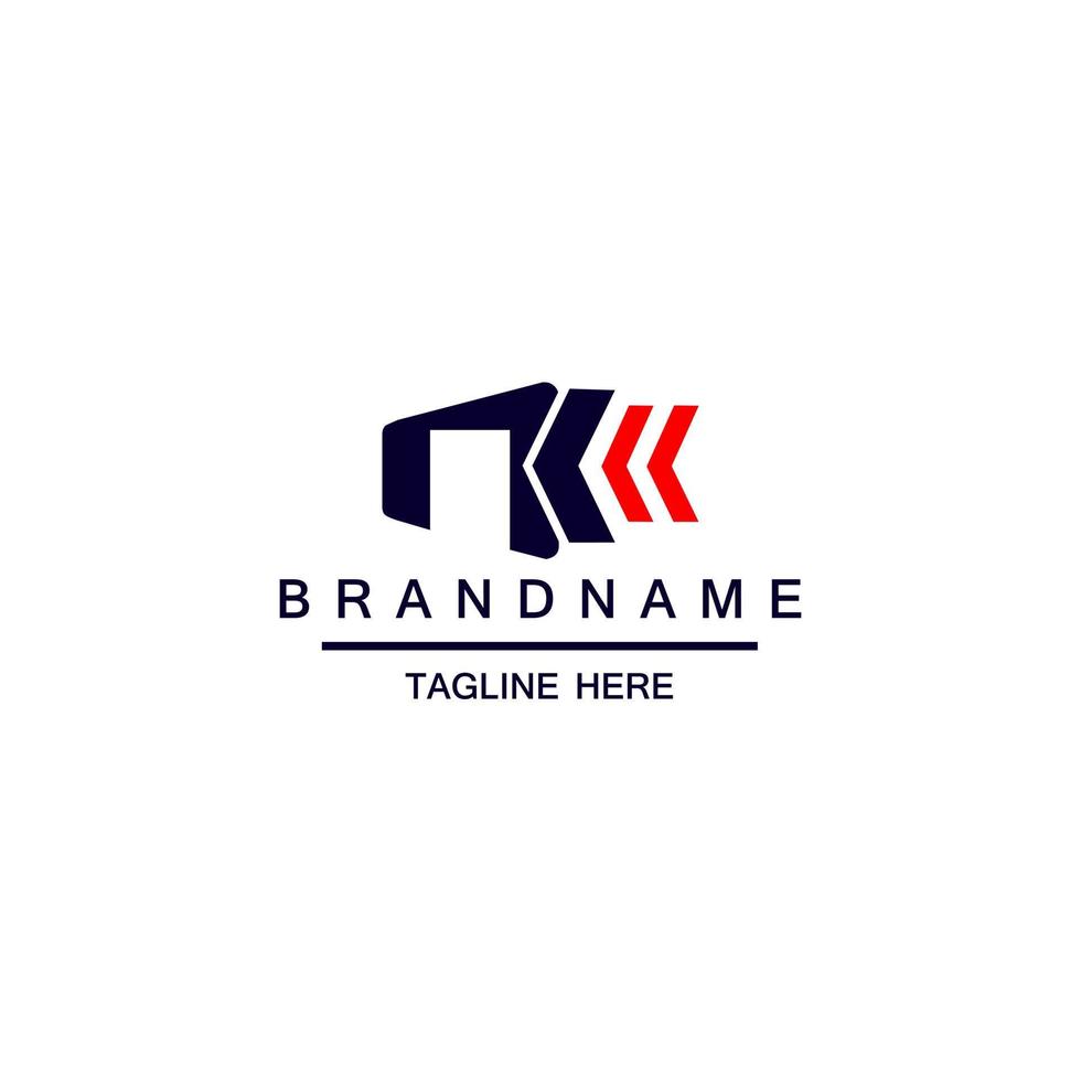 Intial N logo, letter N with Arrow combination, usable for finance, logistic and company logos, vector illustration