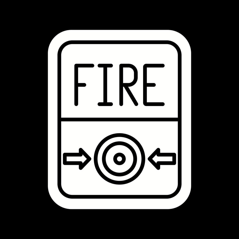 Fire Button Vector Icon