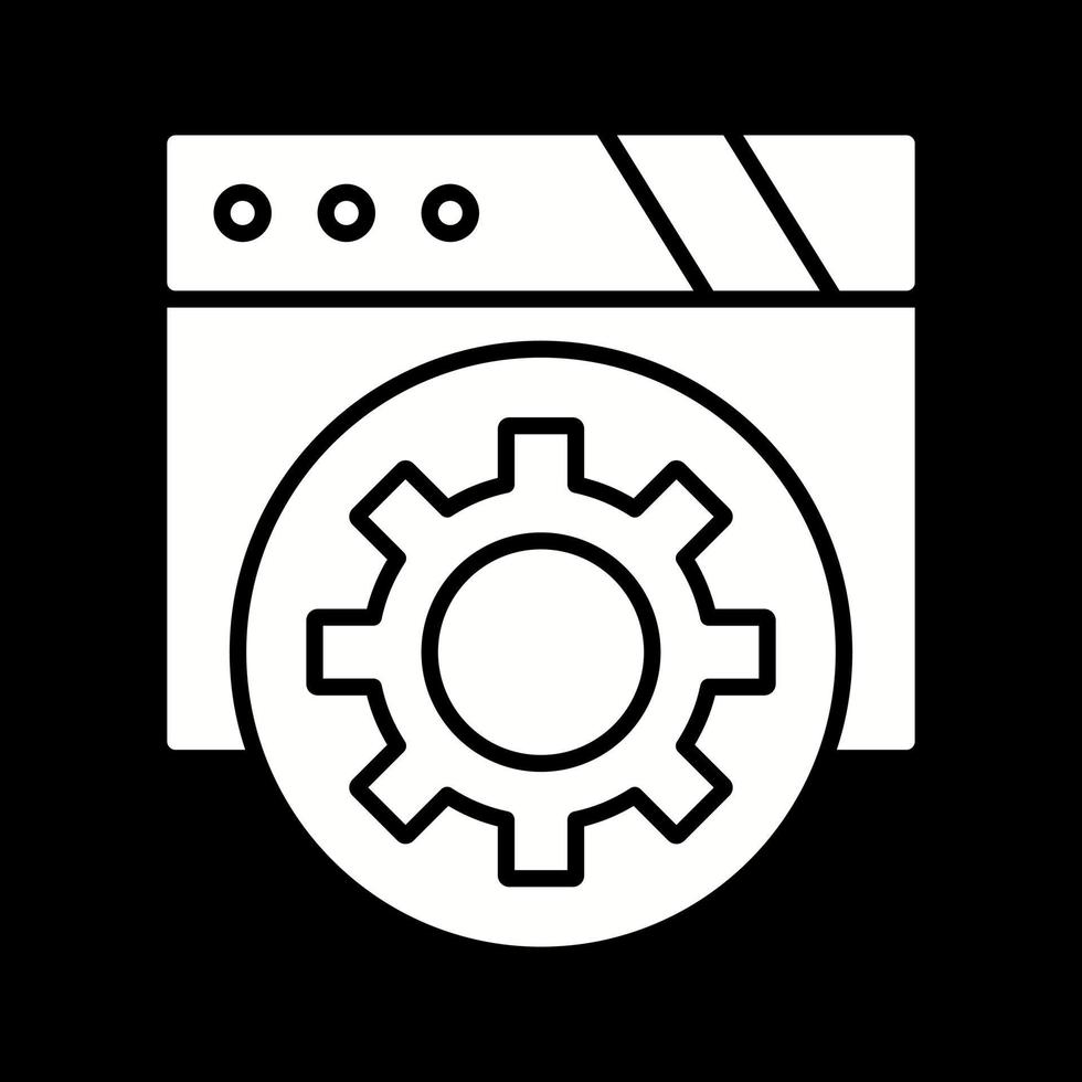 icono de vector de navegador