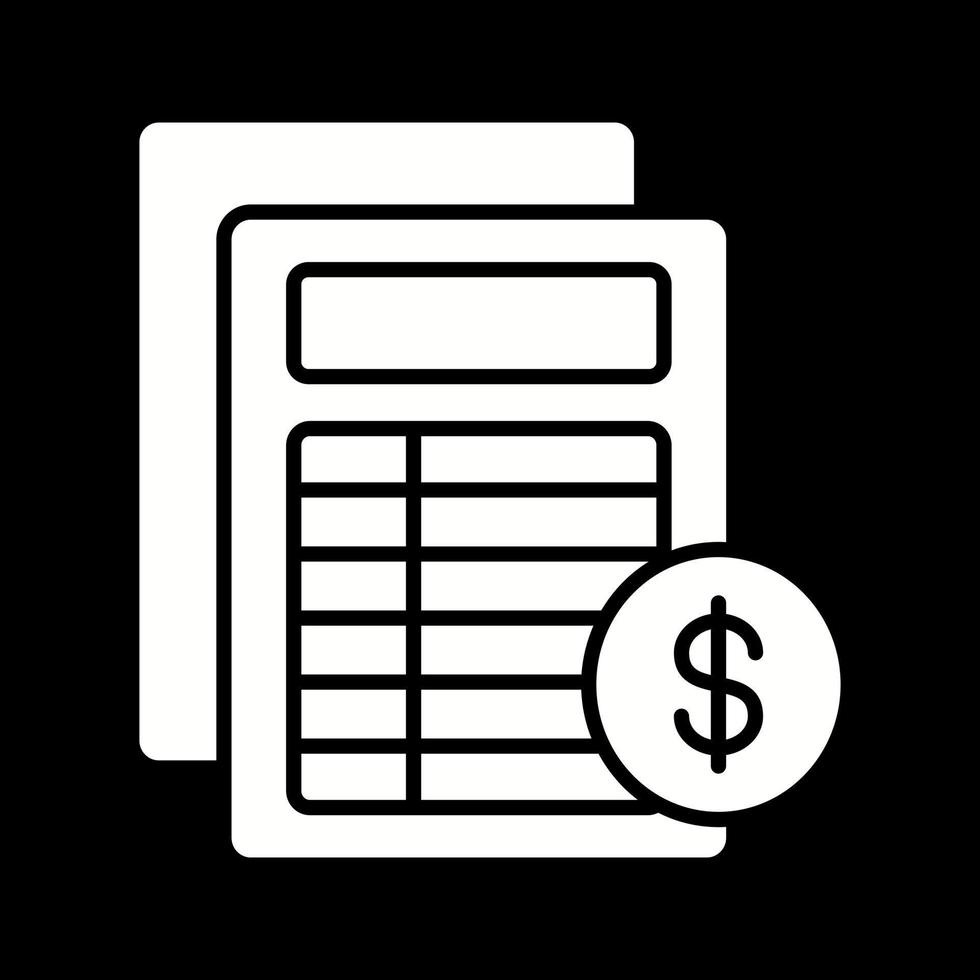 Invoice Vector Icon