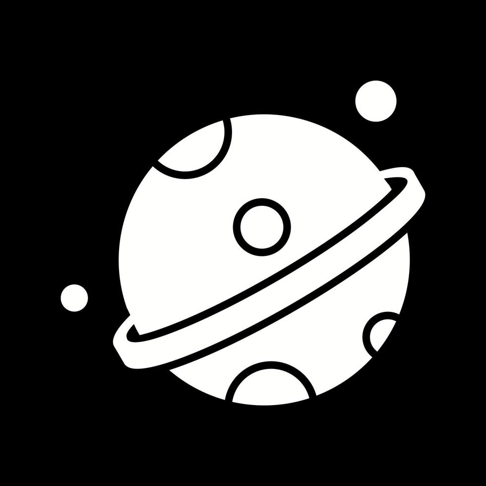 icono de vector de planeta
