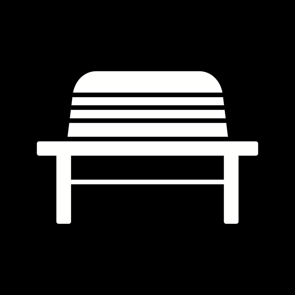 Garden Bench Vector Icon