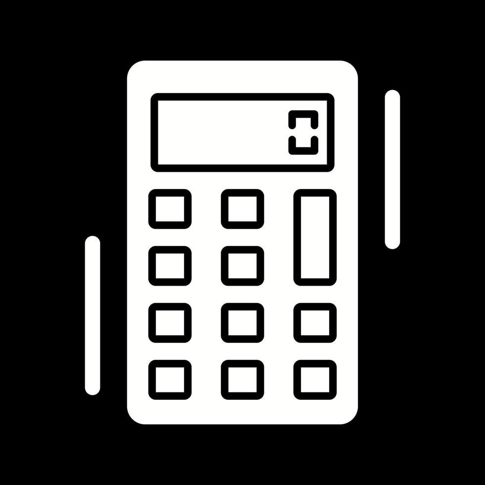 icono de vector de calculadora