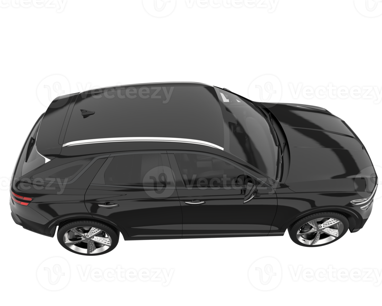 realistischer suv isoliert auf transparentem hintergrund. 3D-Rendering - Abbildung png