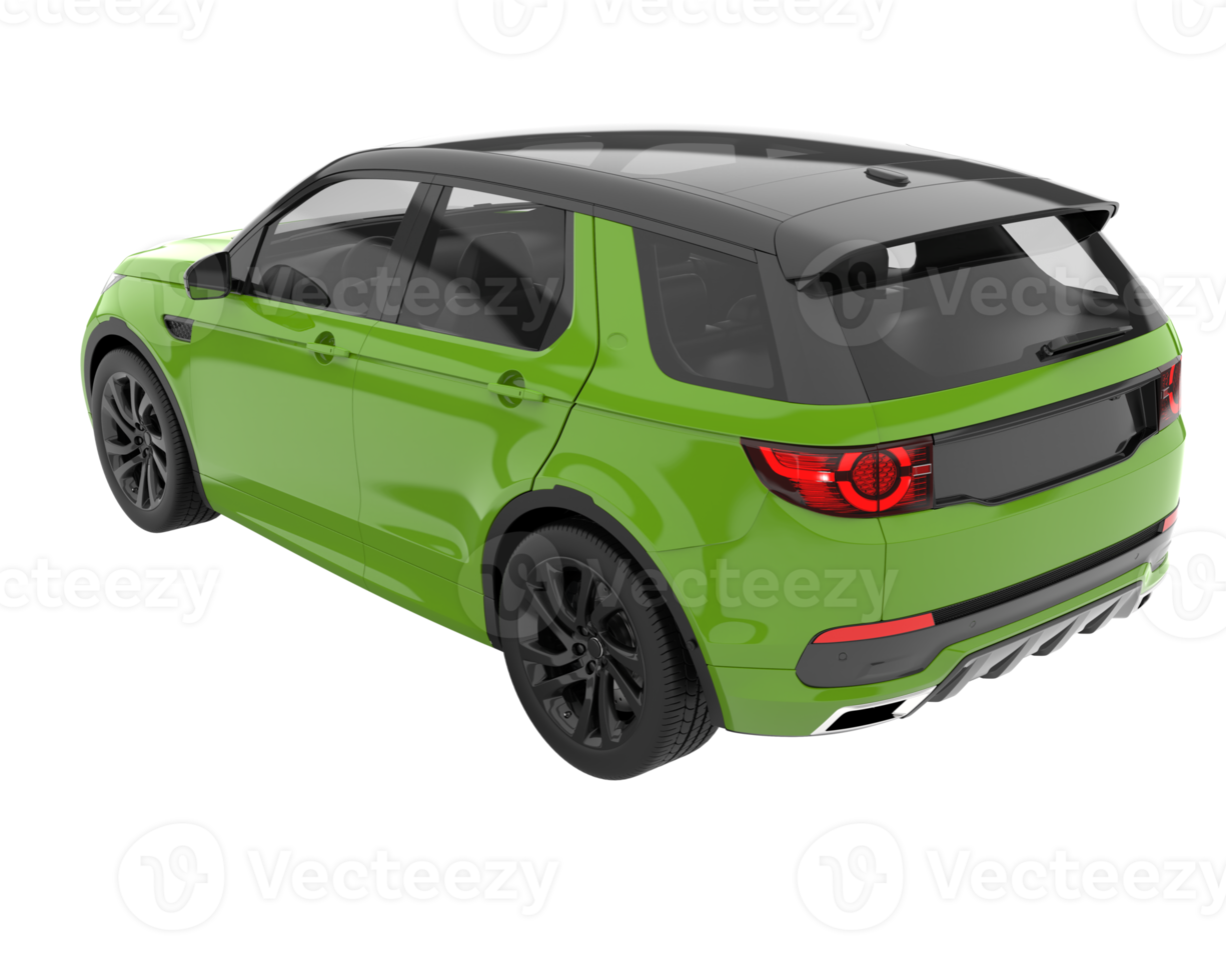 Realistic SUV isolated on transparent background. 3d rendering - illustration png