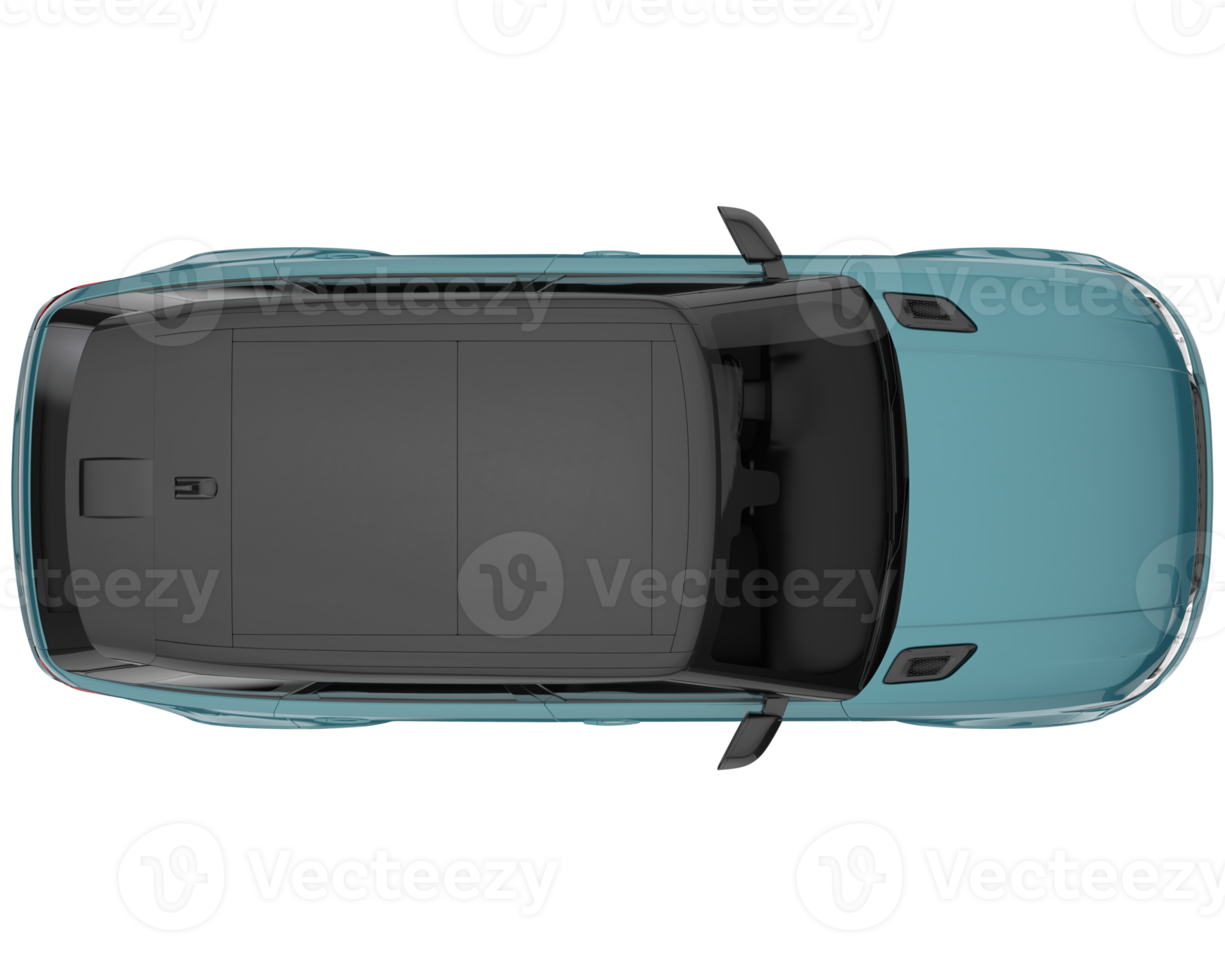 Realistic SUV isolated on transparent background. 3d rendering - illustration png