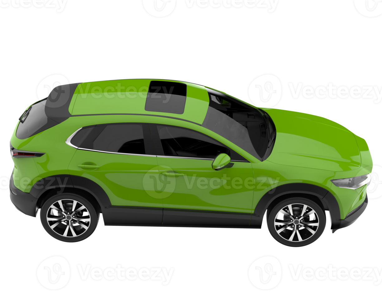 Realistic SUV isolated on transparent background. 3d rendering - illustration png
