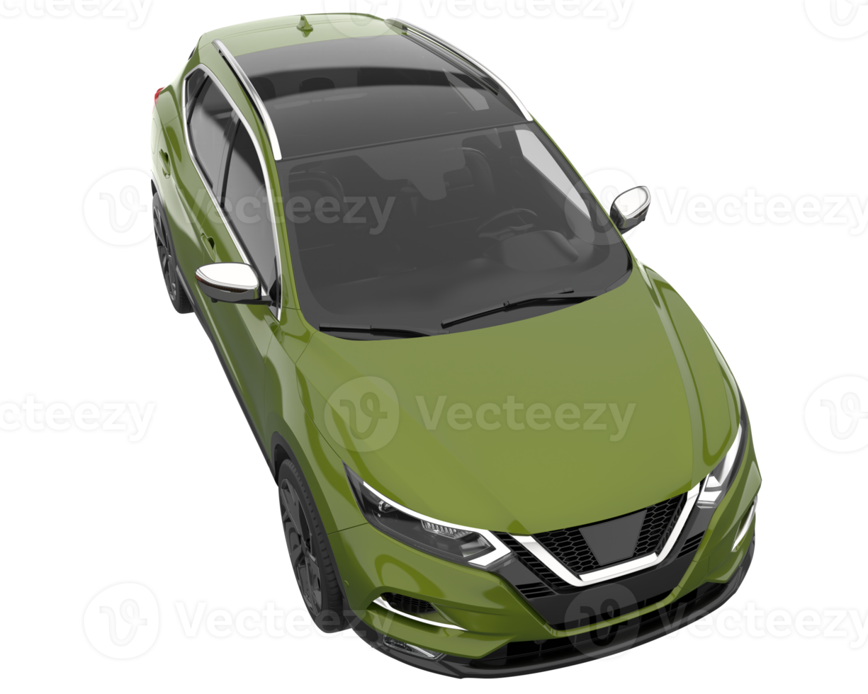 Realistic SUV isolated on transparent background. 3d rendering - illustration png