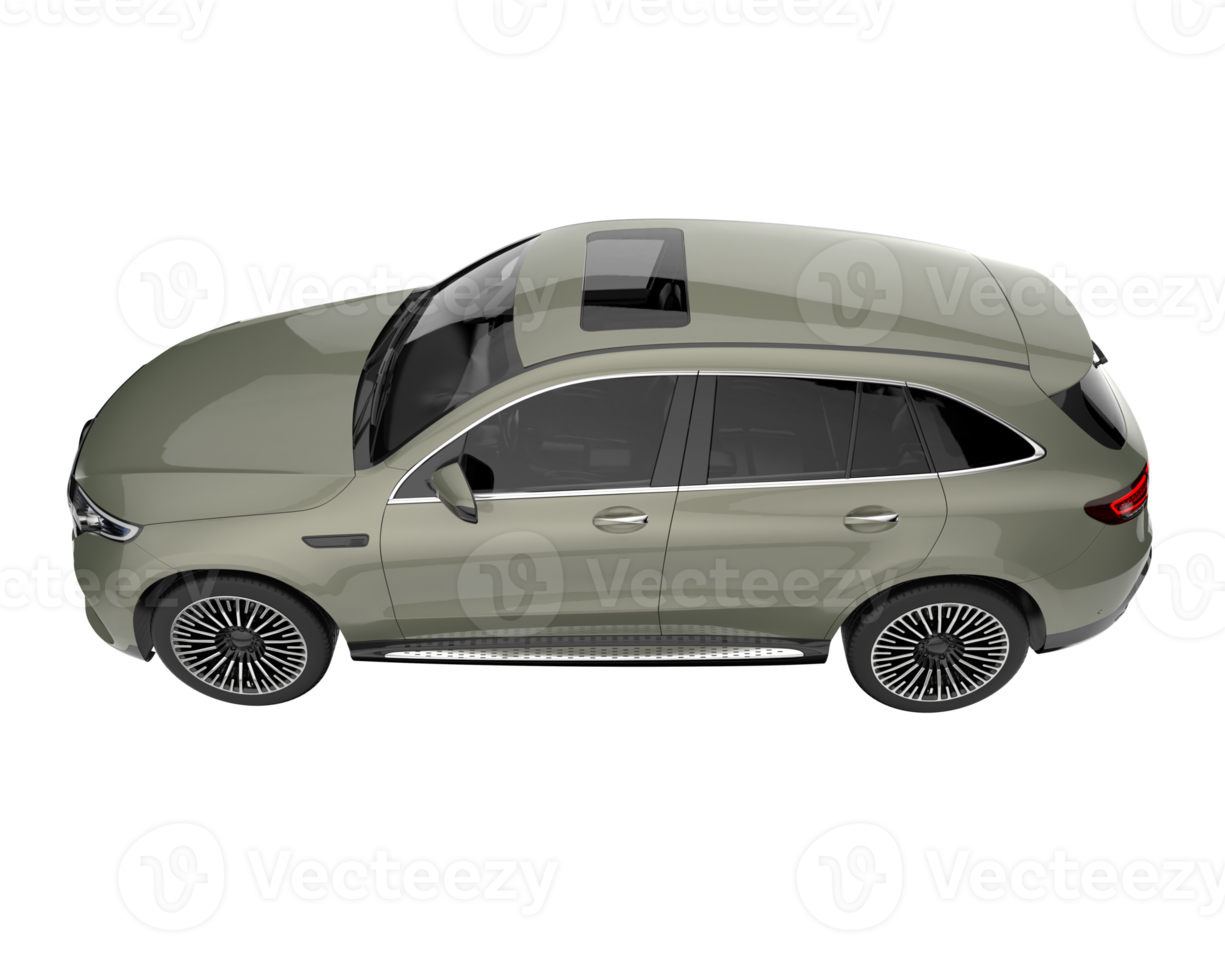 Realistic SUV isolated on transparent background. 3d rendering - illustration png