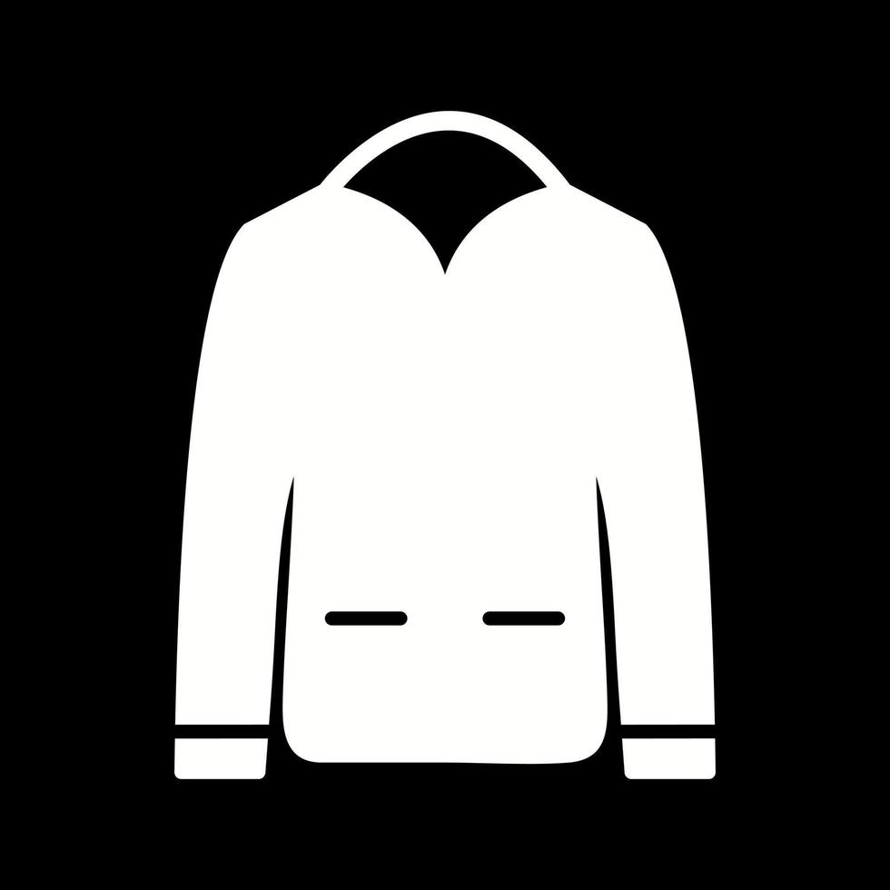 icono de vector de chaqueta de hombre