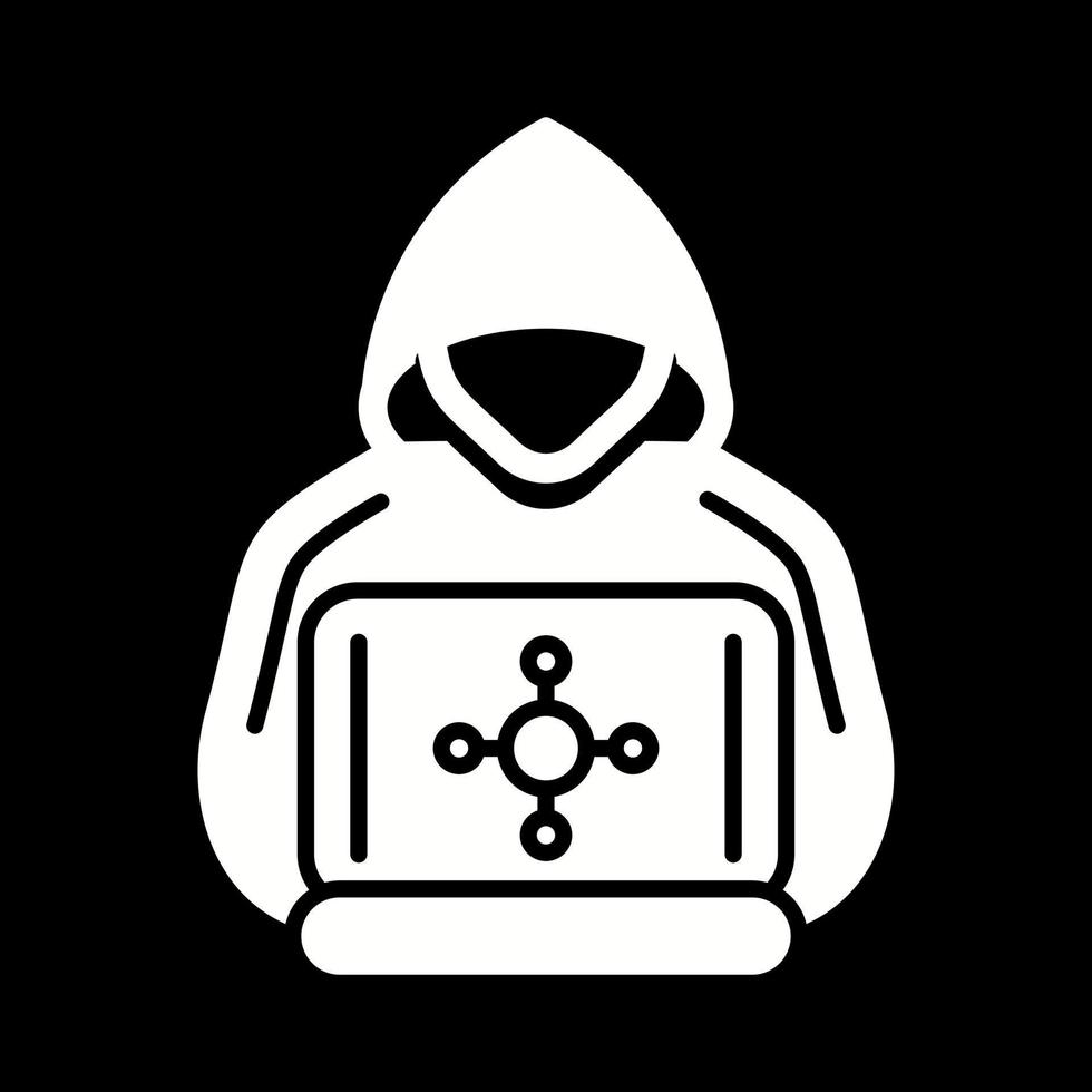 icono de vector de hacker