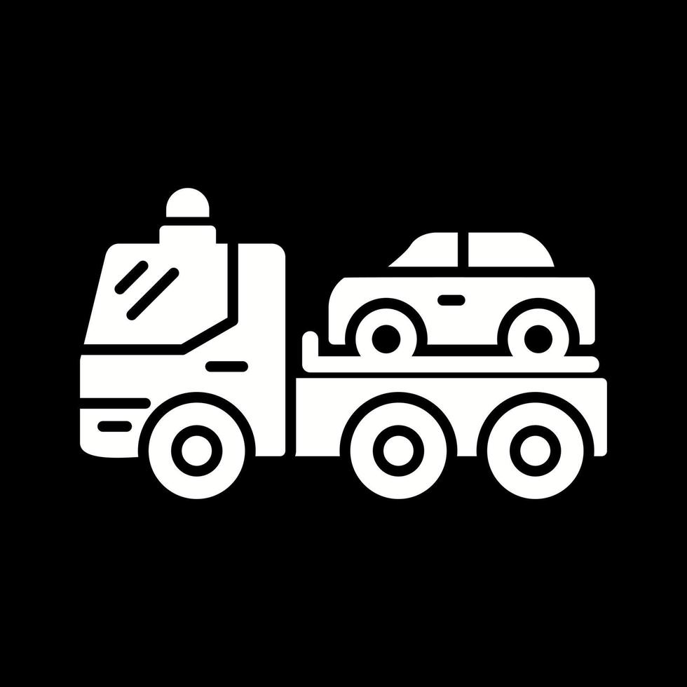 Tow Truck Vector Icon