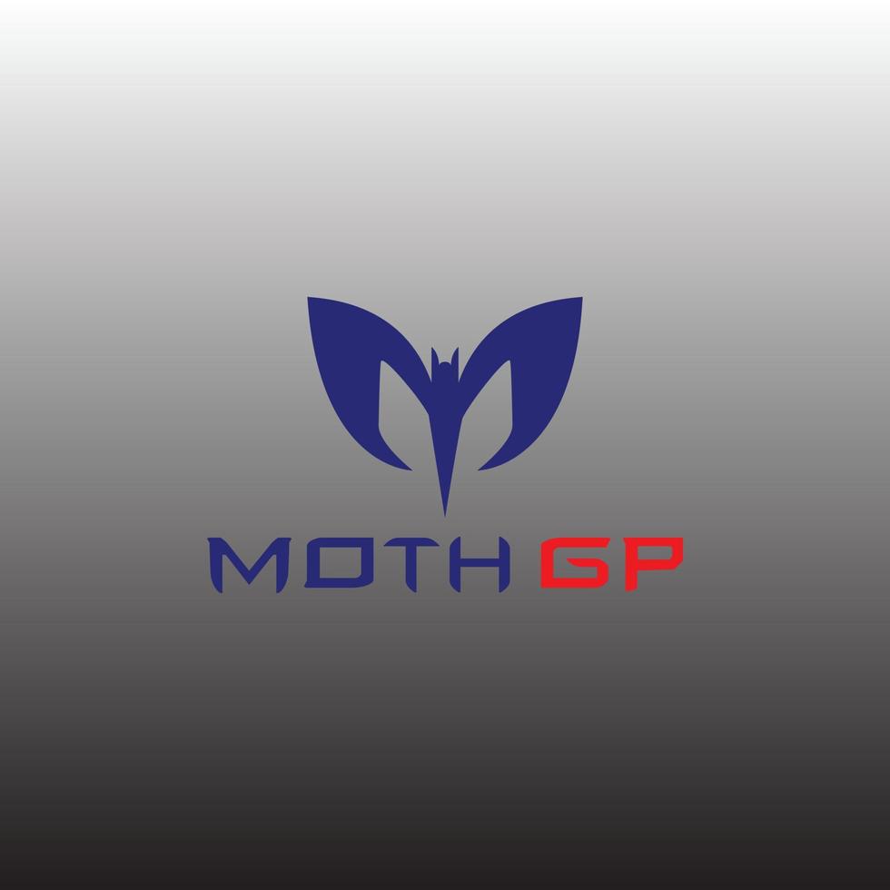 m letter with bats shape modern logo symbol icon vector graphic design illustration idea creative
