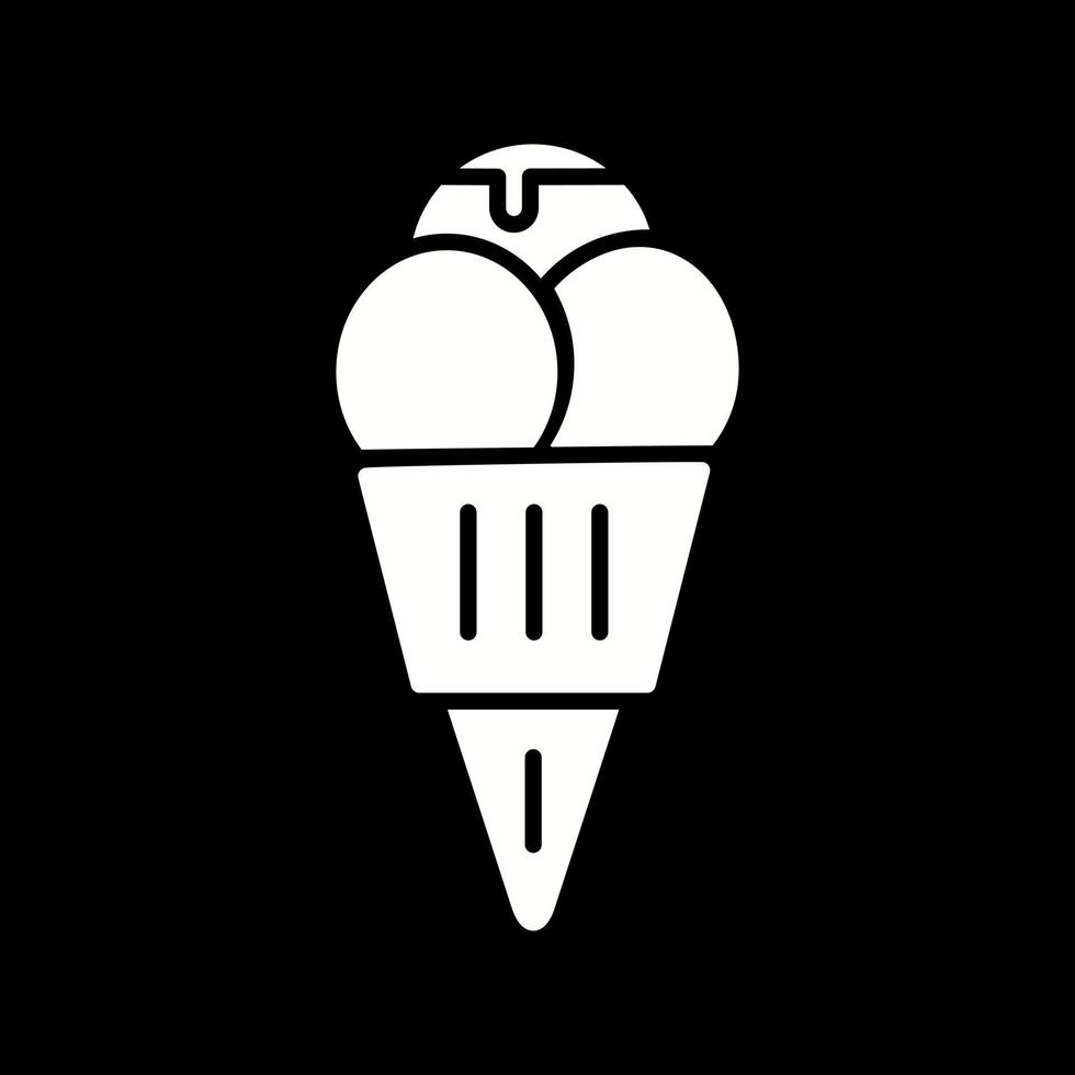 icono de vector de helado