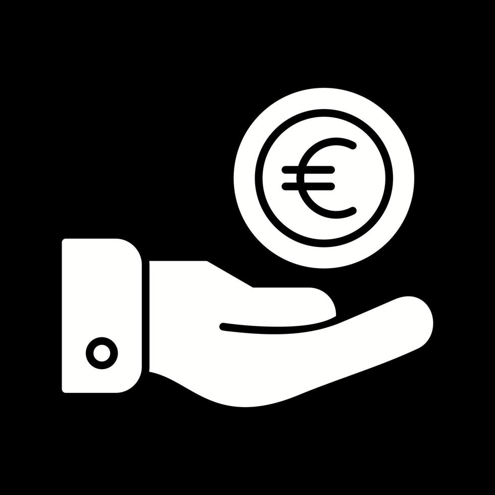 icono de vector de euro