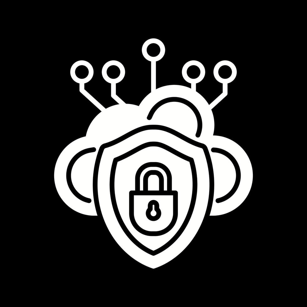 Cloud Security Vector Icon