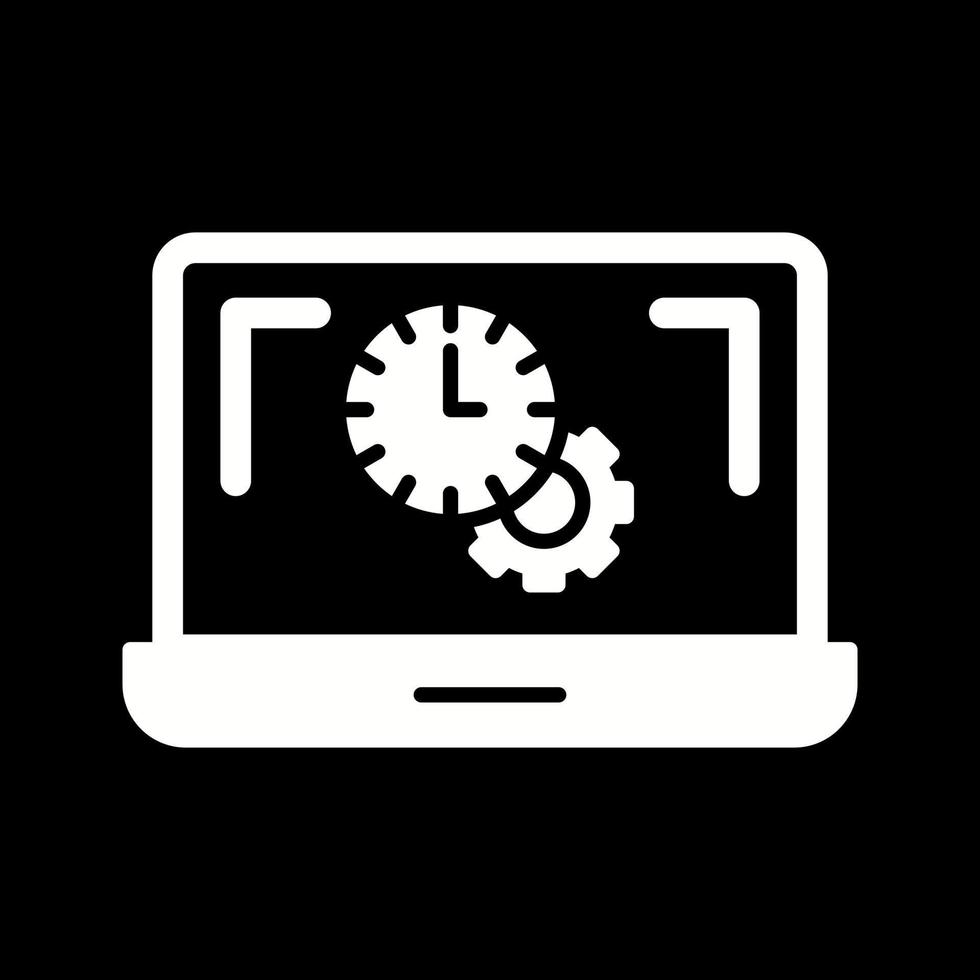 Flex Time Vector Icon