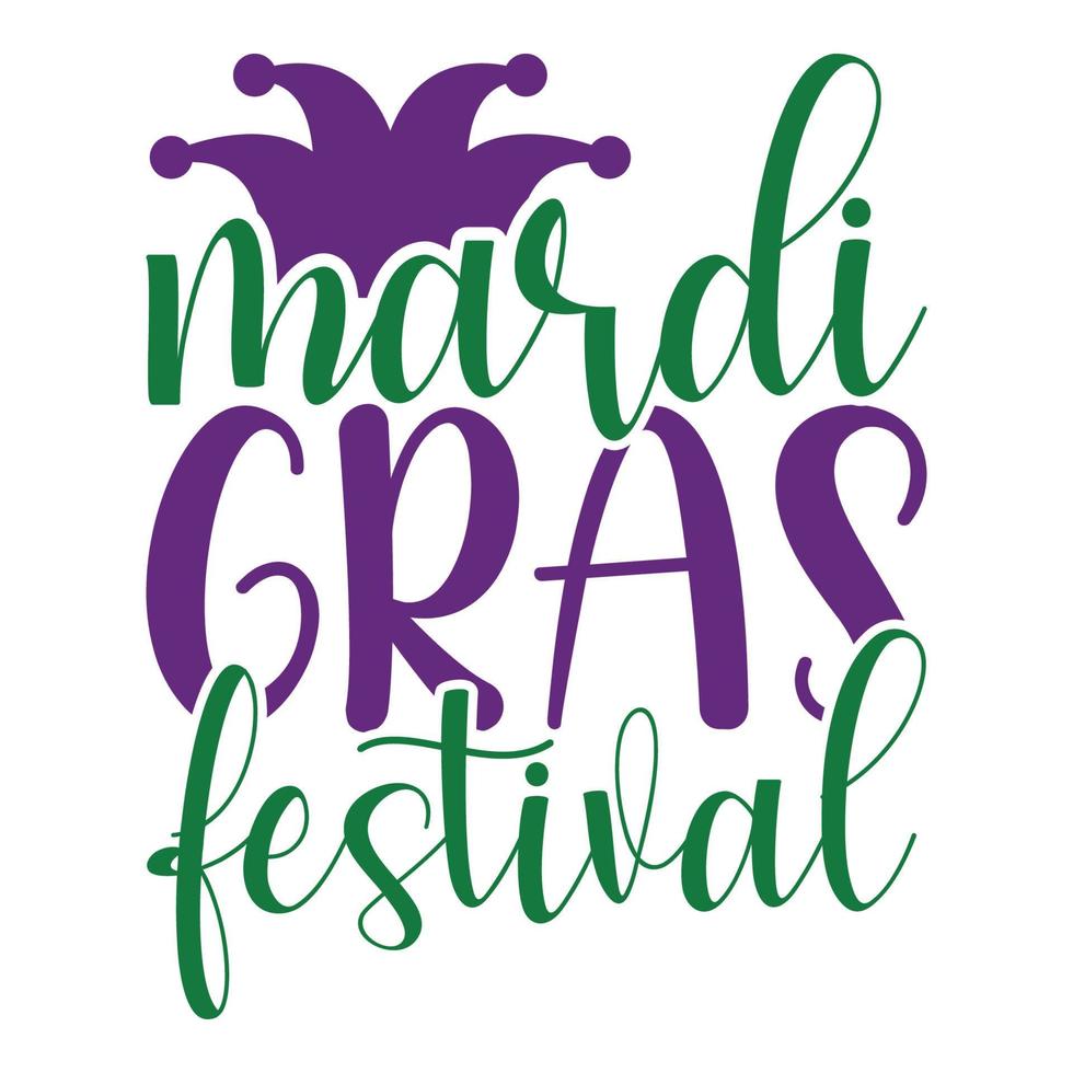 carnaval de mardi gras, fuente caligráfica de filigrana con símbolo tradicional de mardi gras - fleur de lis, elegante logo elegante con eslogan de saludo vector