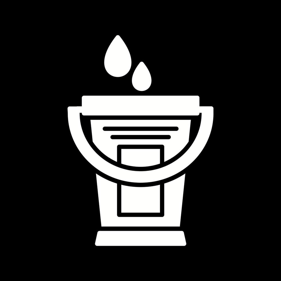 Water Bucket Vector Icon