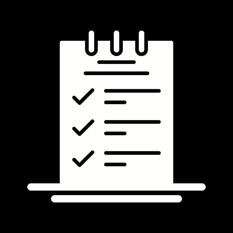 Booking CheckList Vector Icon