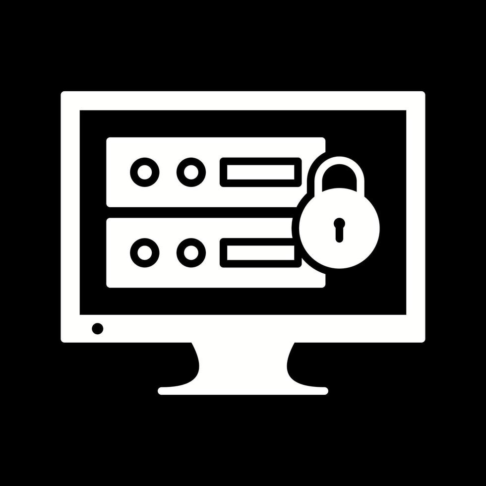 Unique Data Security Vector Icon