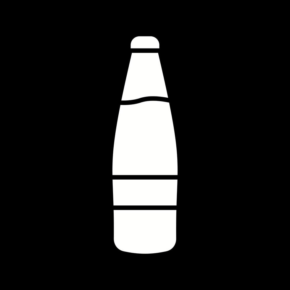 icono de vector de botella de cerveza