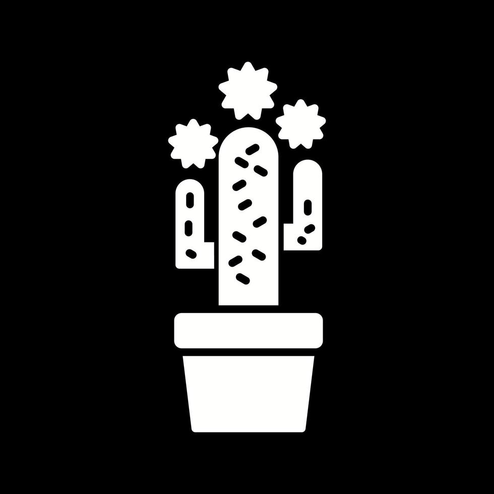 icono de vector de cactus