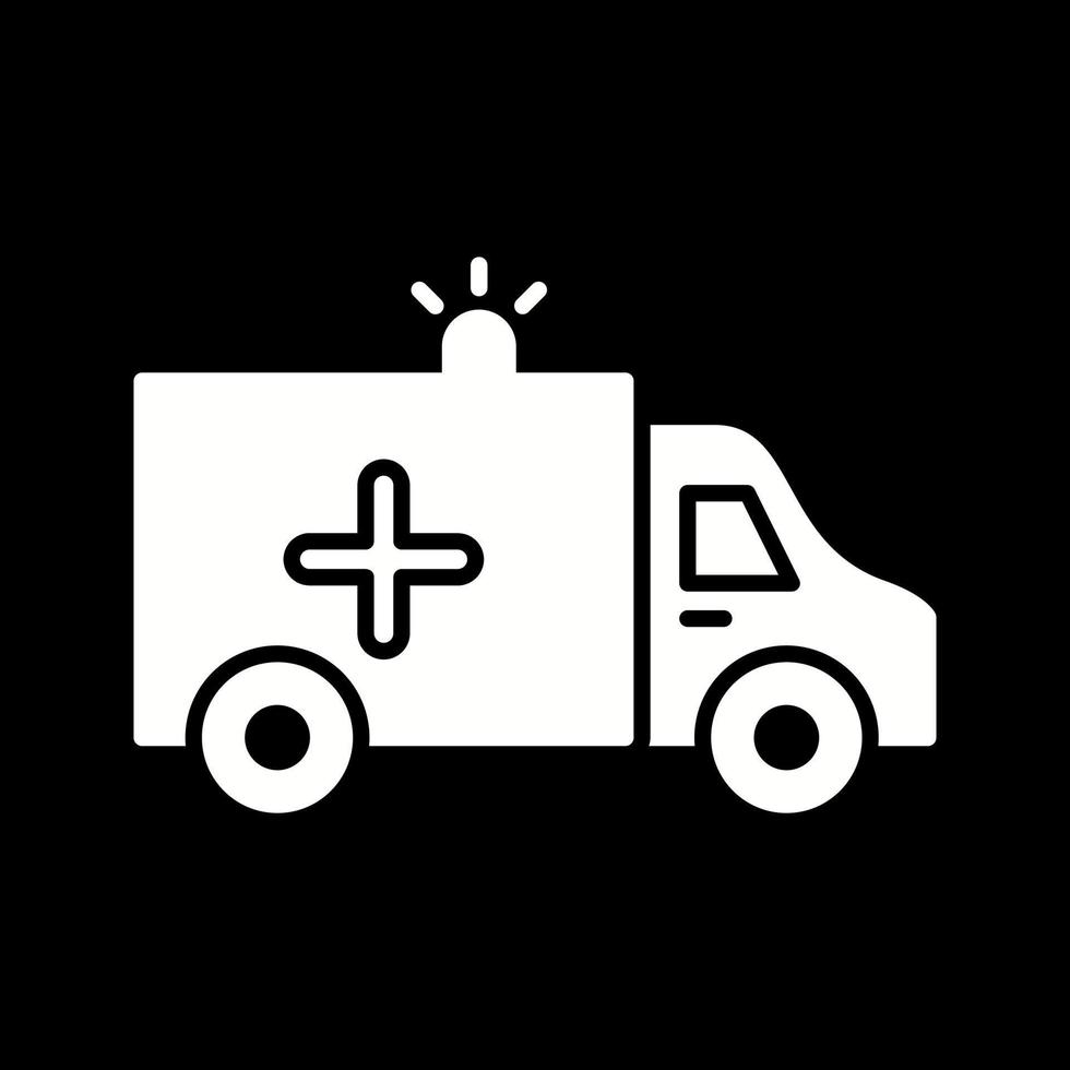 icono de vector de ambulancia