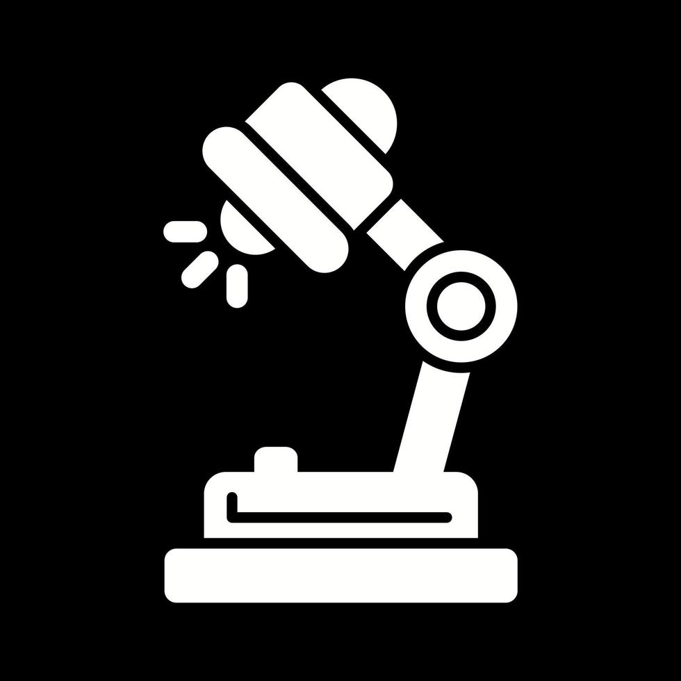 Desk Lamp Vector Icon