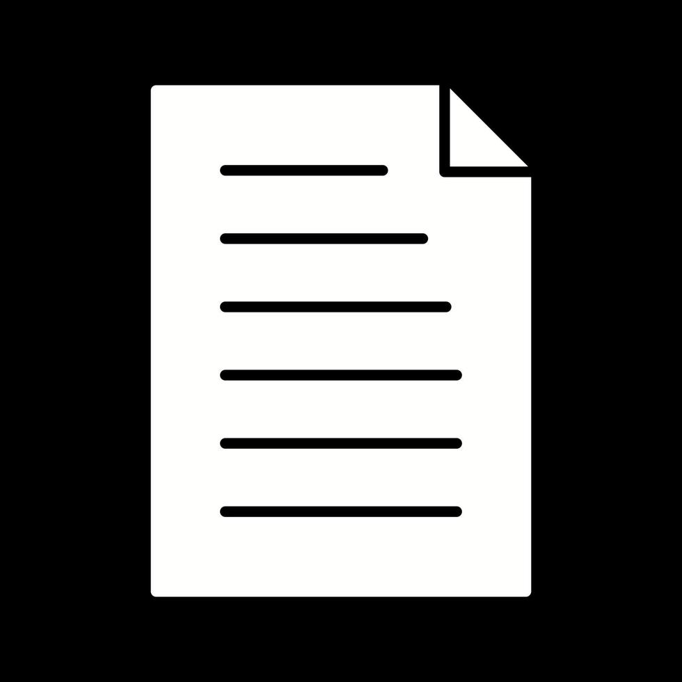 Unique Document Vector Icon