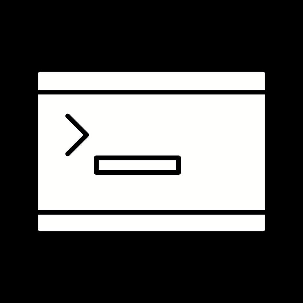 Unique Console Vector Icon