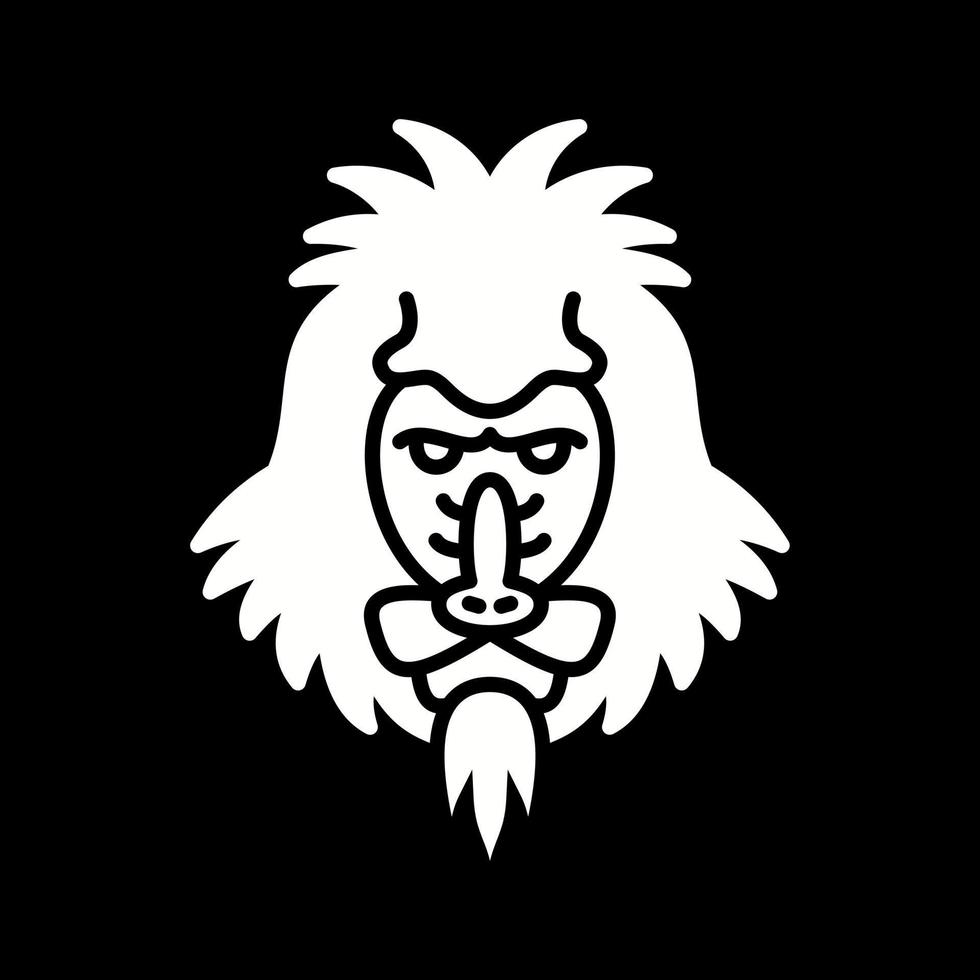 Mandrill Vector Icon