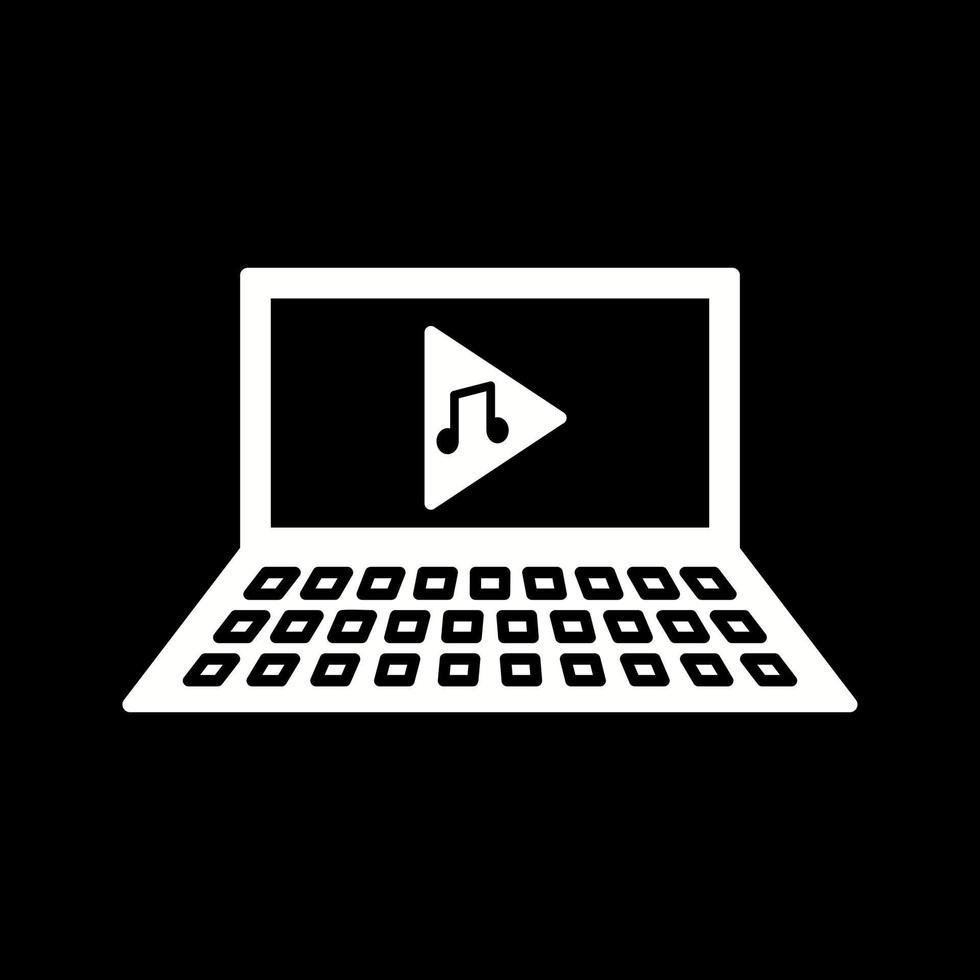 Unique Play Music Vector Icon