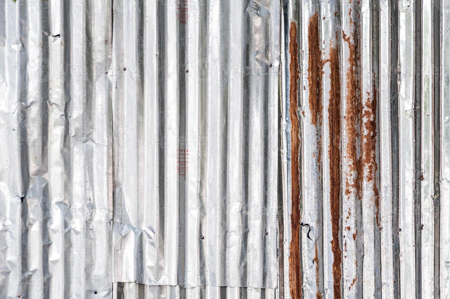 Old  Zinc rust textured for background photo