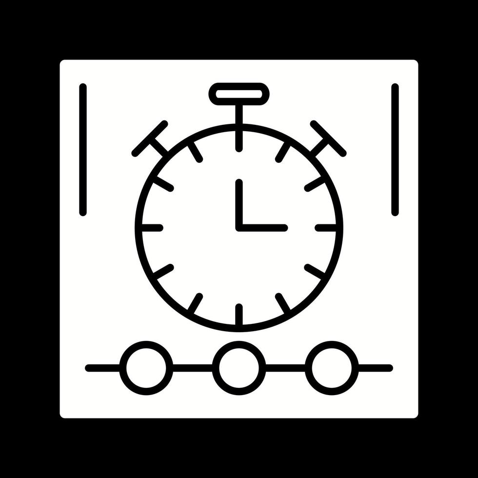 icono de vector de tiempo