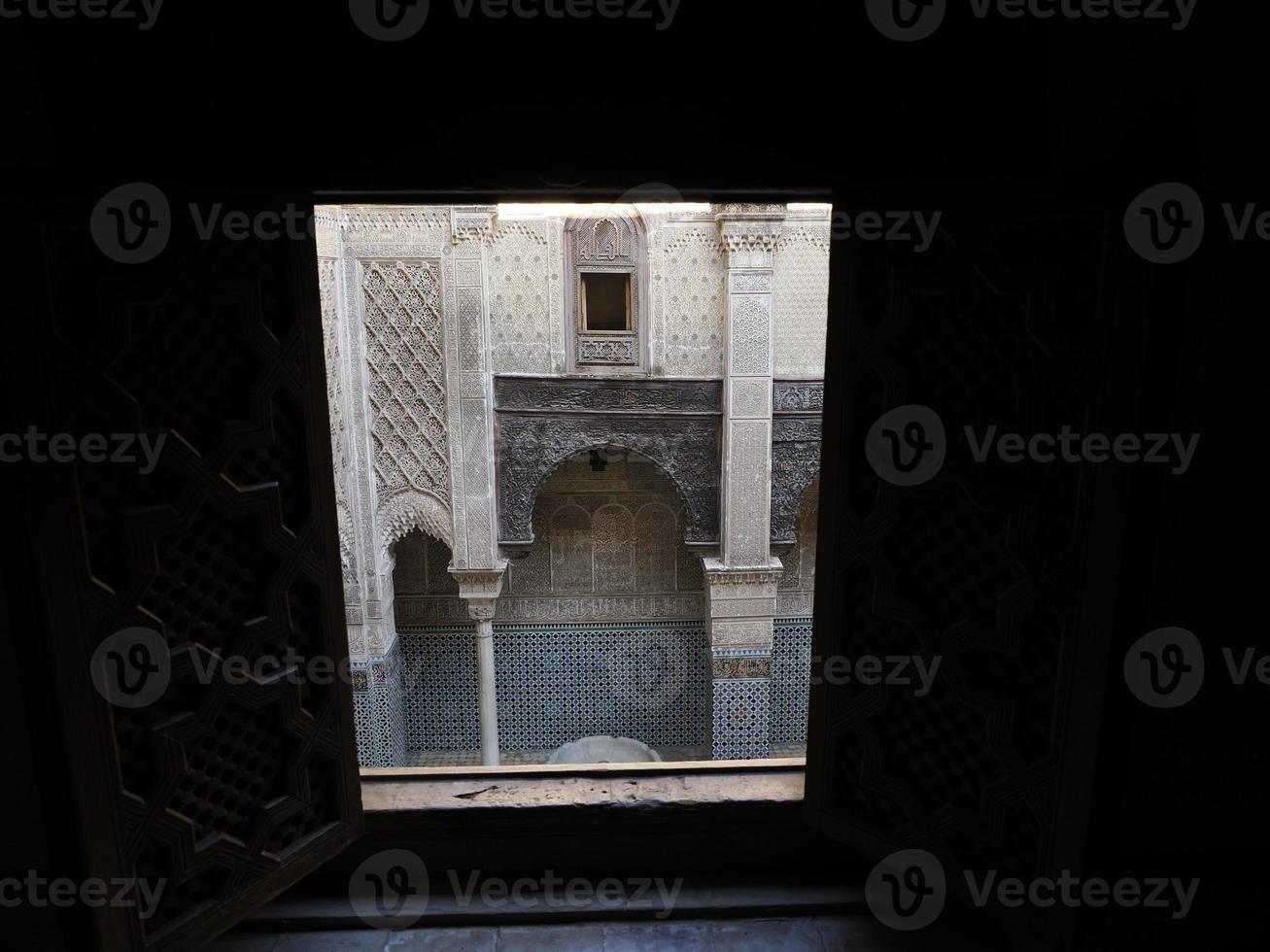 Al-Attarine Madrasa in Fez, Morocco photo